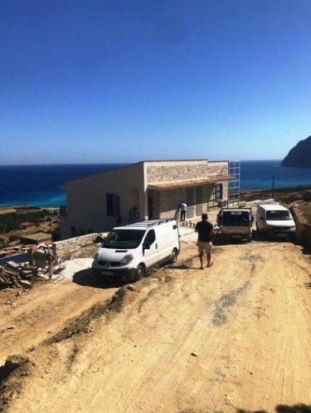 Mochlos Kreta, Mochlos: Tolles Einfamilienhaus mit Meerblick zu verkaufen Haus kaufen
